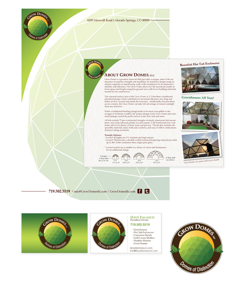 Colorado Springs Graphic Design | Grow Domes